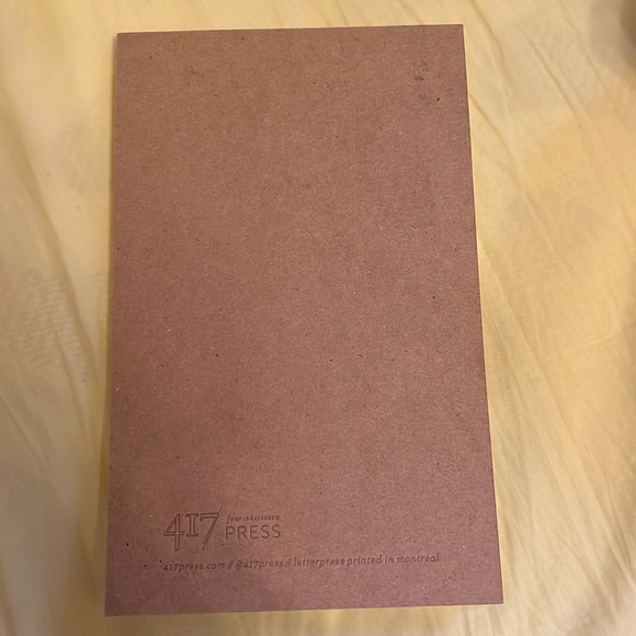 417 Press Revenge List Yellow Notepad never used home accessory notebook school - Picture 4 of 5